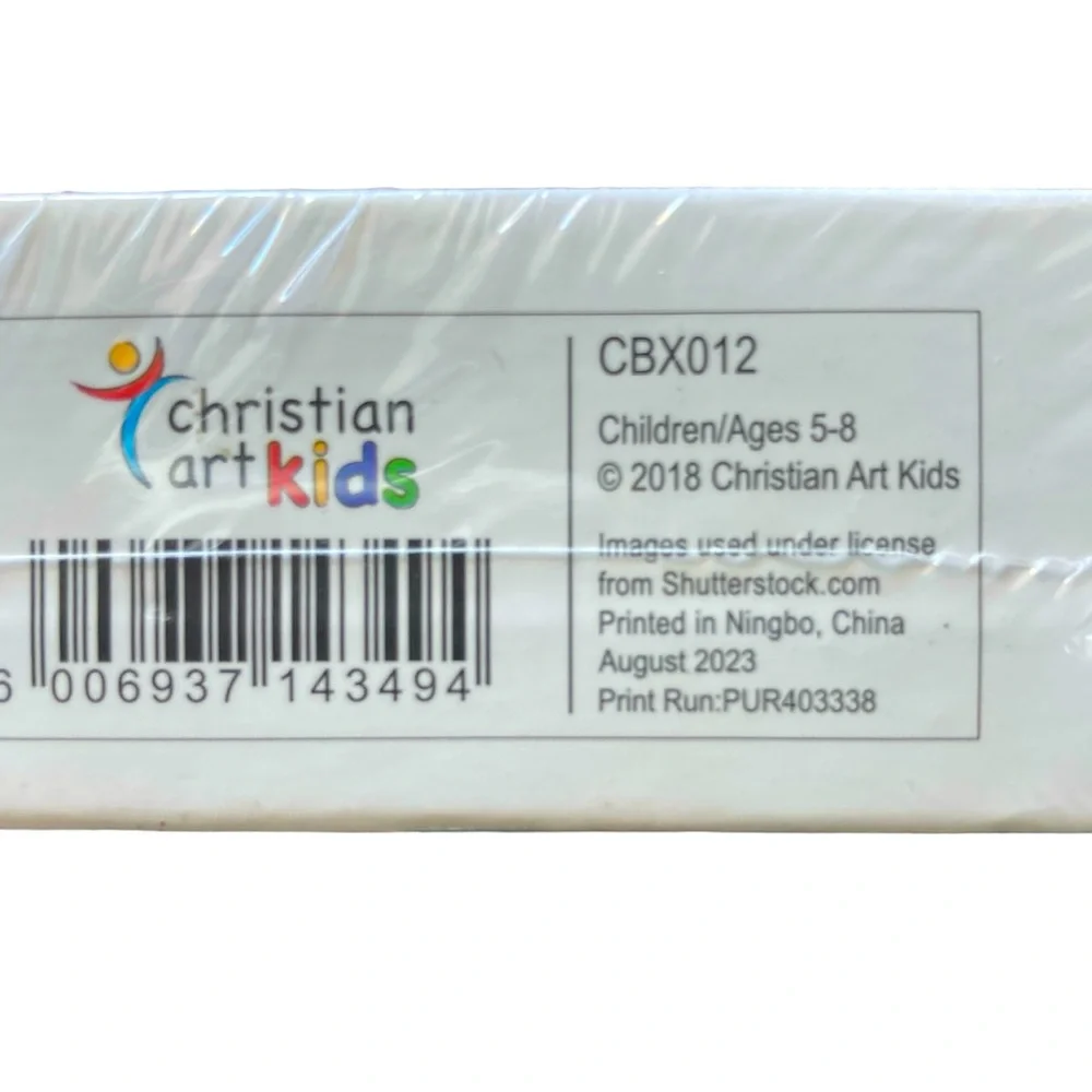 ABC Bible 52 Double Sided Coloring Cards Alphabet Fun Learning Sealed Unisex NIB